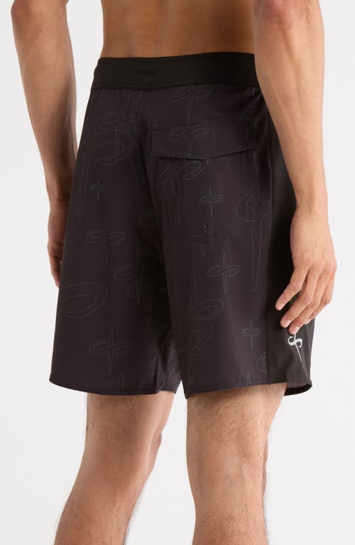 Santo Studio Peninsula Board Shorts In Black