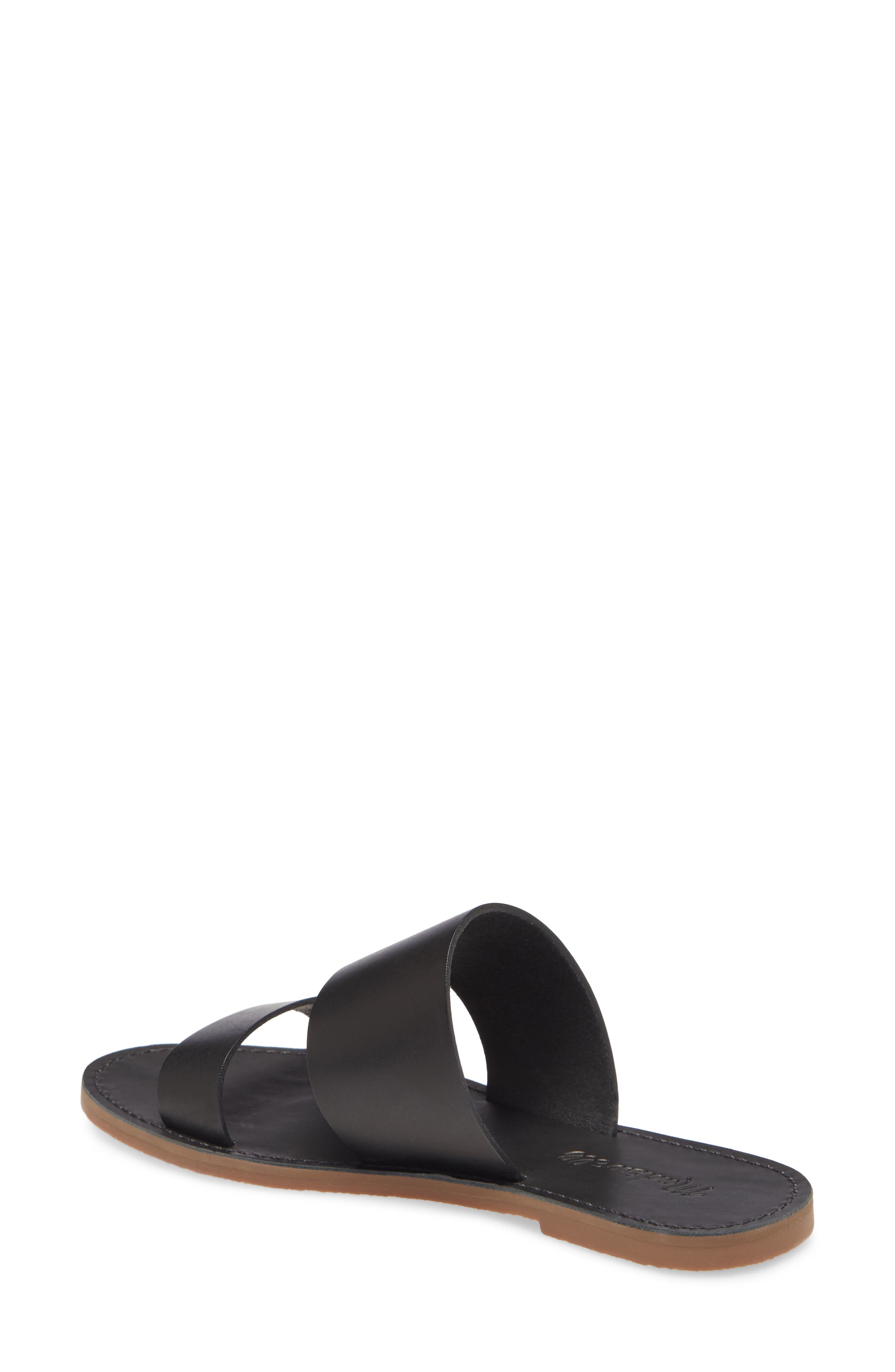 Madewell The Boardwalk Double Strap Slide Sandal, Alternate, color, 
