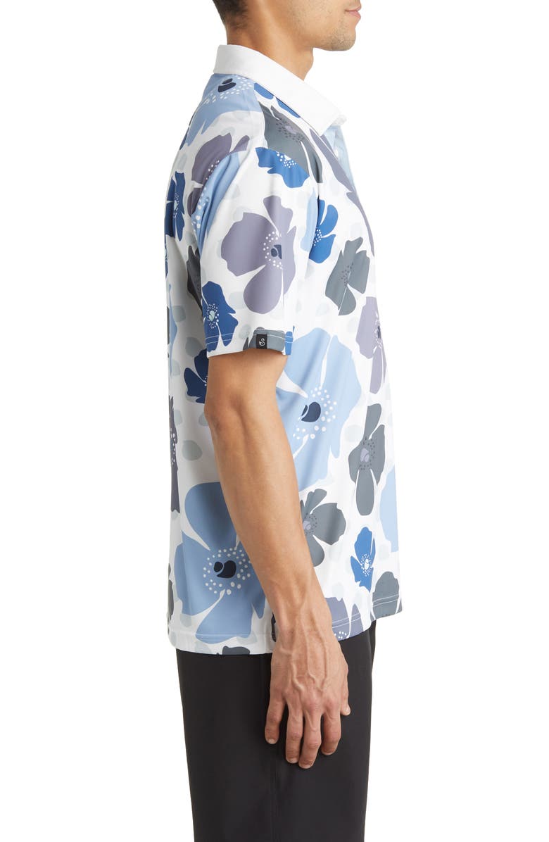 Swannies Mellblom Floral Golf Polo, Alternate, color, 