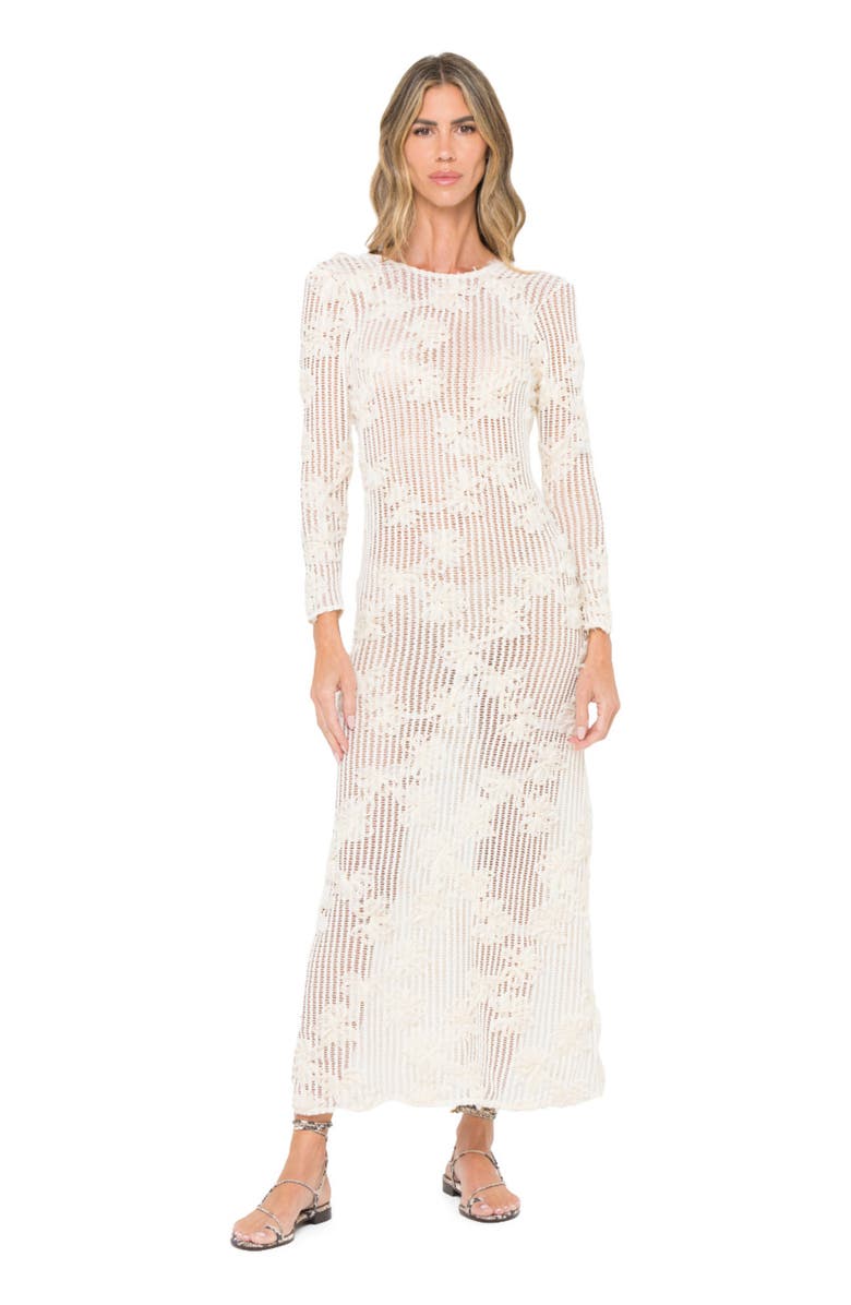 JBQ Azalia Dress, Main, color, Ivory