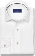 David Donahue Cotton Knit Sport Shirt