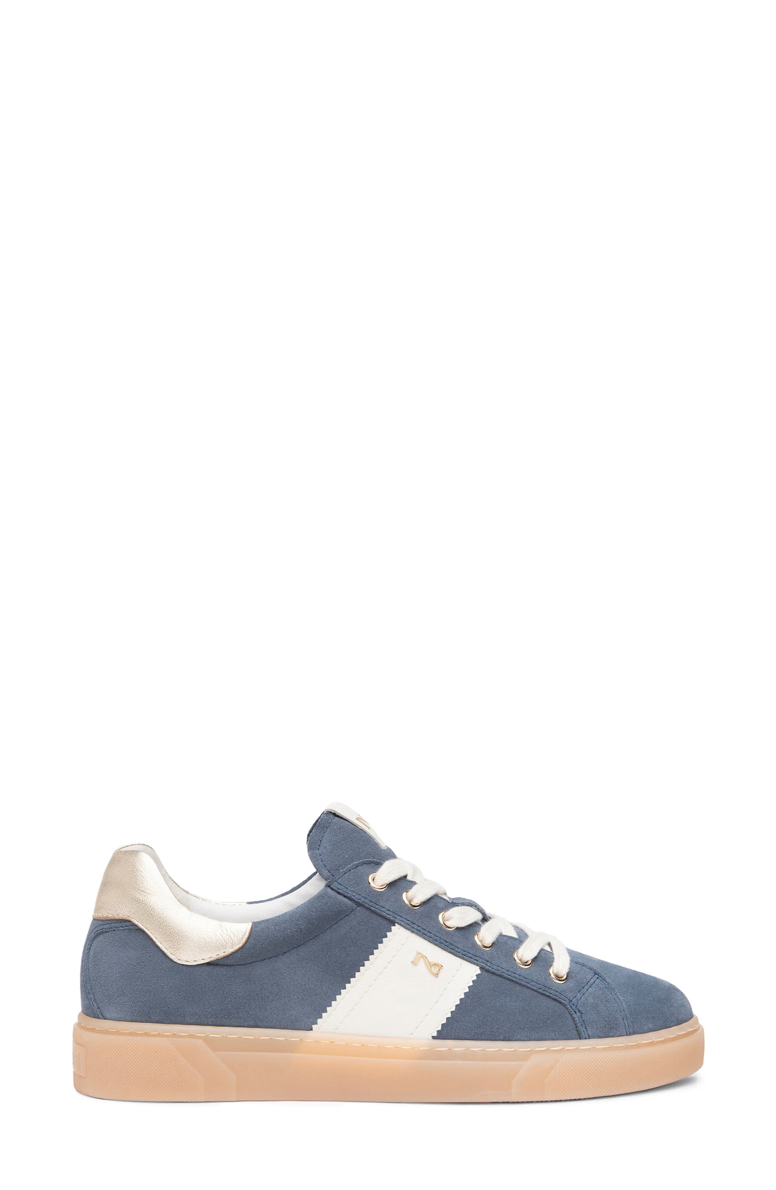 NeroGiardini Low Top Sneaker, Alternate, color, Denim