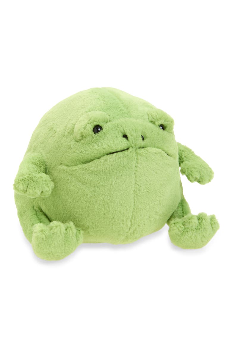 5-Inch Ricky Rain Frog Stuffed Animal, Main, color, GREEN