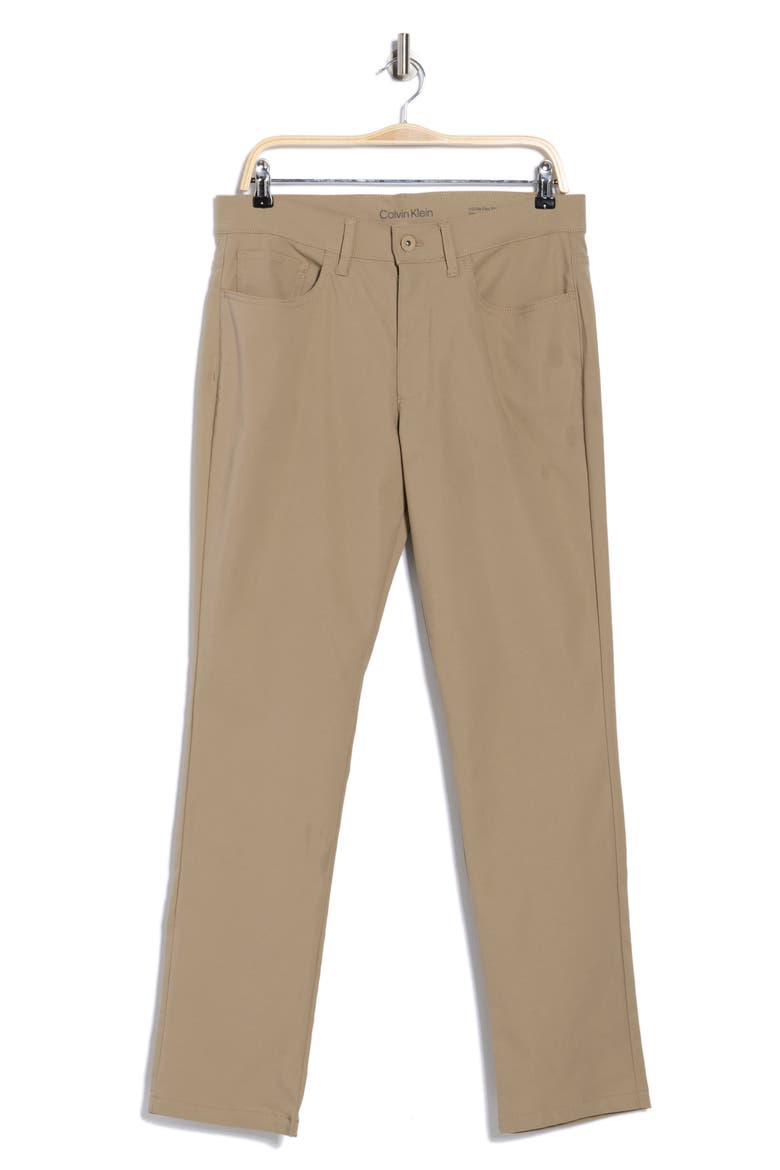 Hi-Stretch Tech 5-Pocket Slim Pants, Alternate, color, GREIGE