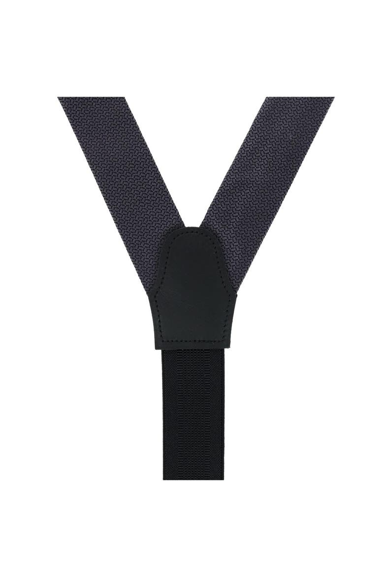 The Monte Bello Interlocked Silk Formal Suspenders, Alternate, color, Graphite