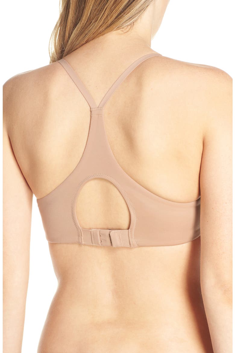 Euphoria Underwire Contour Racerback Bra, Alternate, color, CAFE
