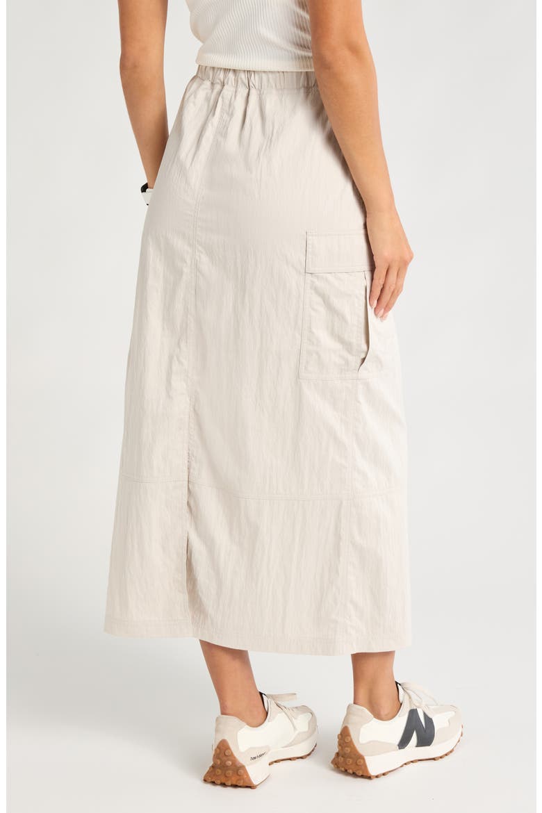 Boundless Cargo Maxi Skirt, Alternate, color, GREY MOONBEAM