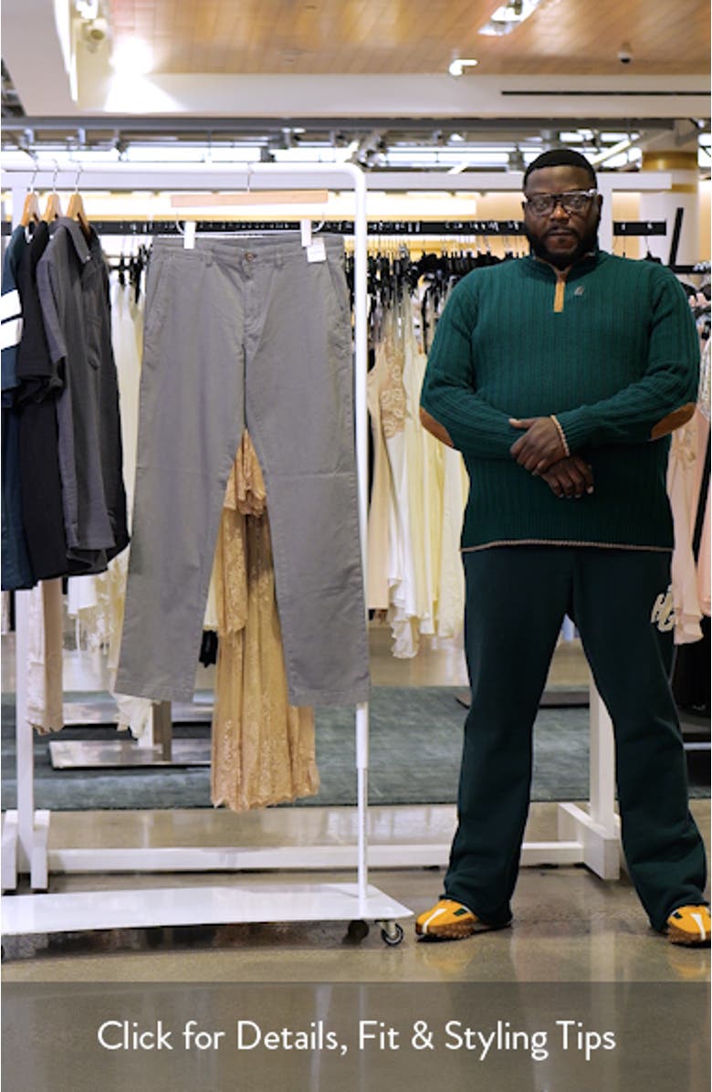 Boracay<sup>®</sup> Island Flat Front Stretch Chinos, sales video thumbnail