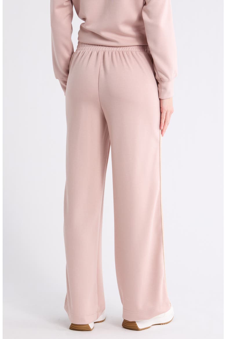 Braided Trim Scuba Knit Pants, Alternate, color, DUSTY PINK