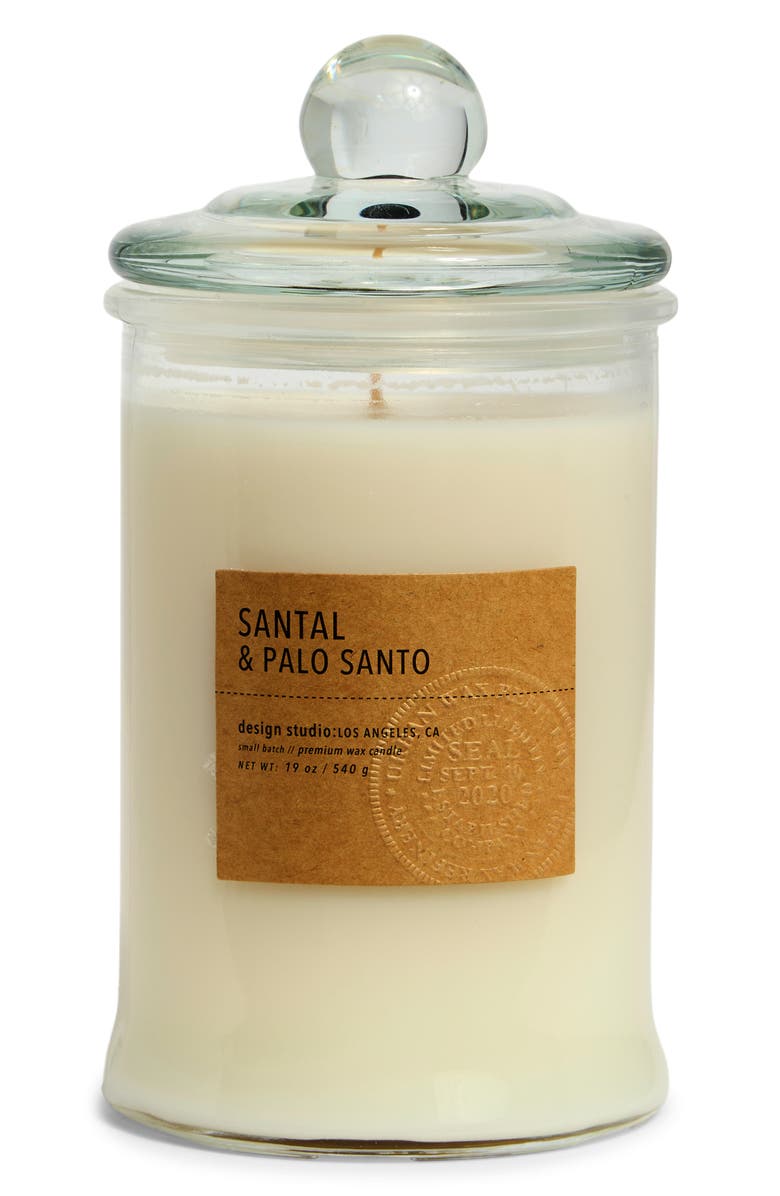 PORTOFINO CANDLES Santal & Palo Santo Artisan Scented Candle, Main, color, Santal N Palo Santo