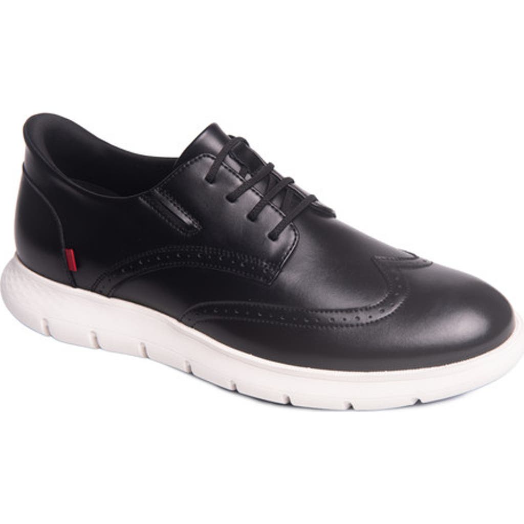 Marc Joseph New York Barnes Ave Hands Free Technology Lightweight Leather Wingtip Oxford In Black