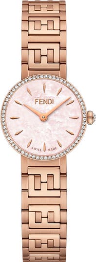 Fendi Forever Fendi Diamond Bracelet Watch, 19mm - 0.16ct