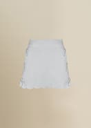 Contessa Mills Doll Mid-Rise Bow-Detail Poplin Mini Skirt