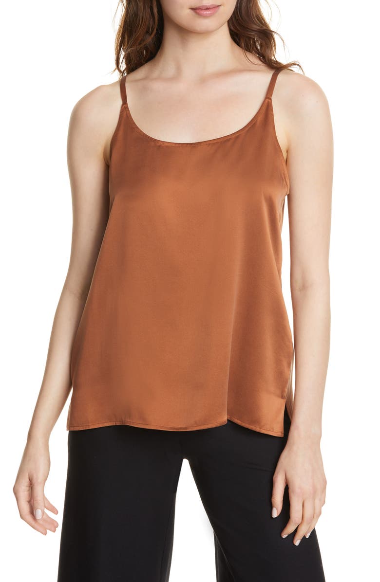 Eileen Fisher Silk Camisole, Main, color, 