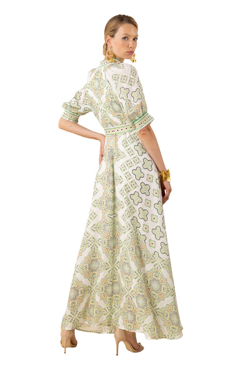 Hale Bob Naya Linen Maxi Dress, Alternate, color,