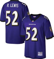 Mitchell & Ness Men's Mitchell & Ness Ray Lewis Purple Baltimore Ravens Big & Tall 2000 Retired Player Replica Jersey