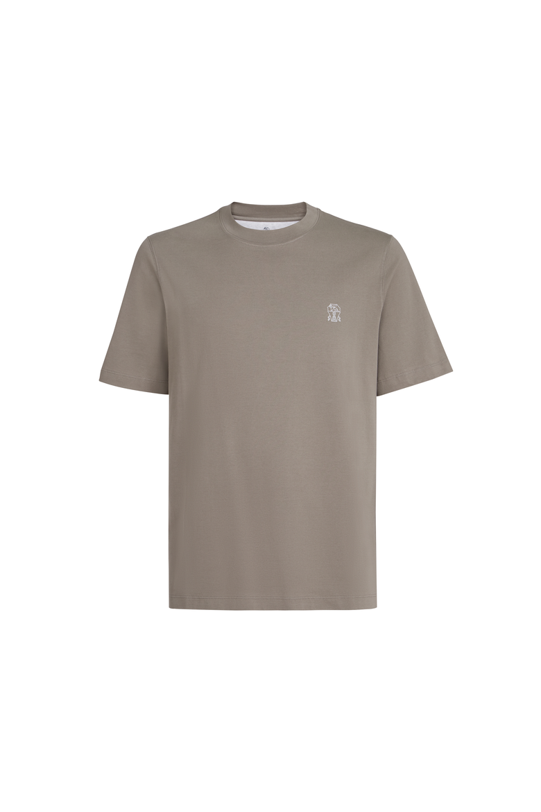 Jersey T-shirt with logo, Alternate, color, Khaki