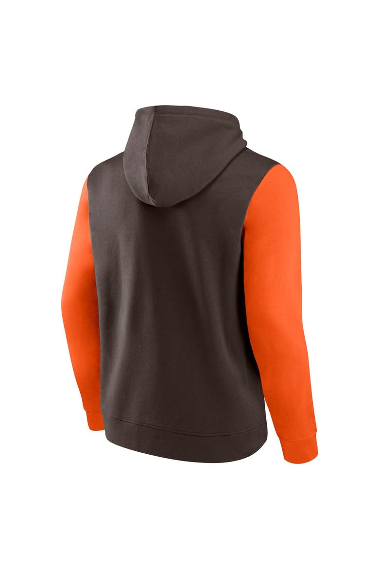 Men's Fanatics Brown Cleveland Browns Fleece Pullover Hoodie, Alternate, color, Brown