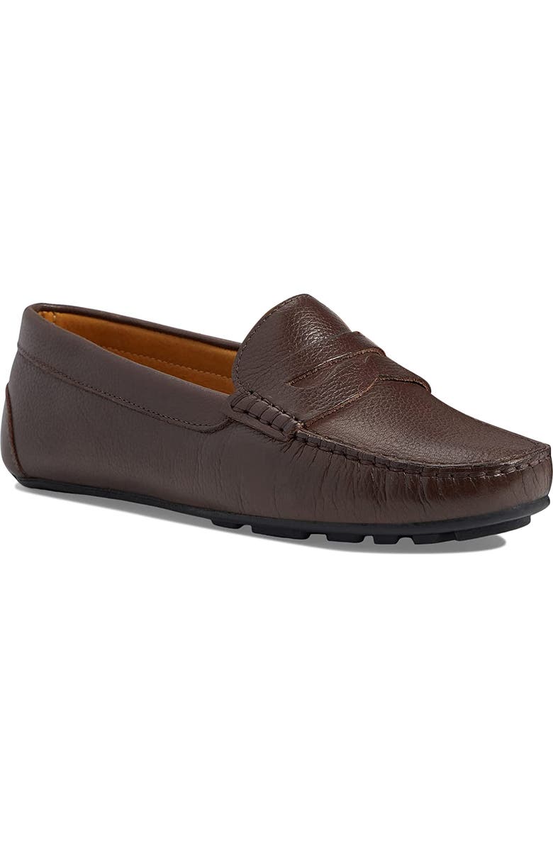 Marc Joseph New York Naples Penny Loafer, Main, color, Brown Grainy