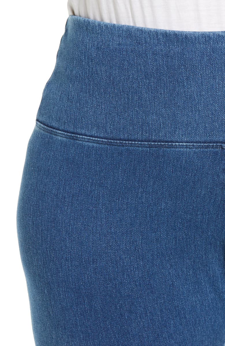 Lysse 'Lyssentials High Rise Stretch Denim Leggings, Alternate, color, Mid Wash