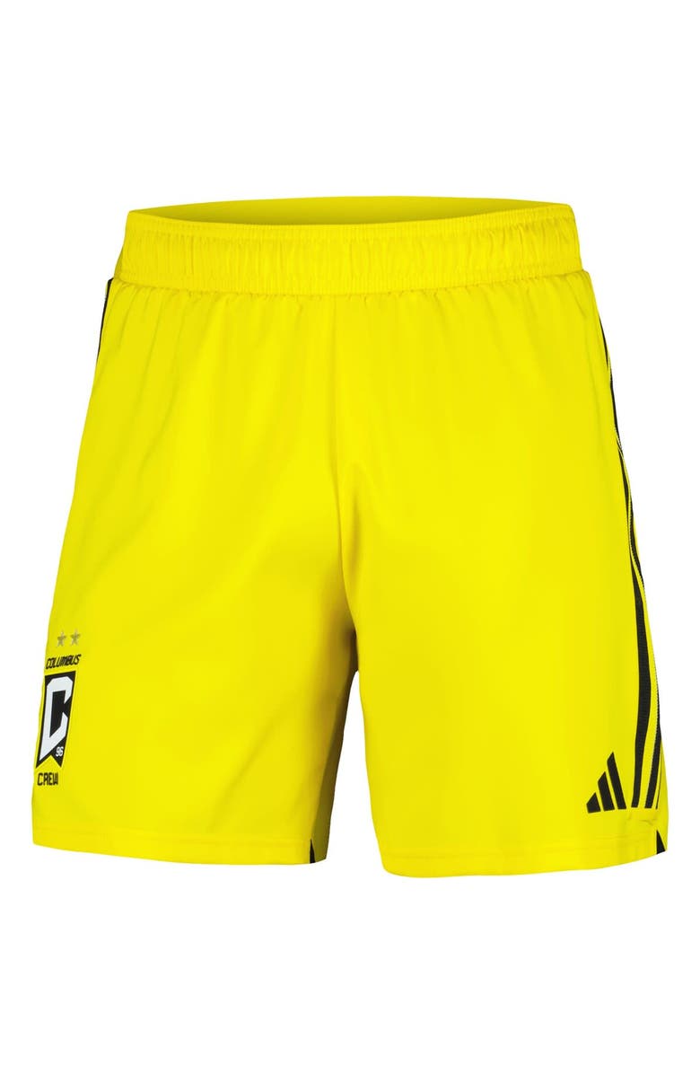 adidas Men's adidas Gold Columbus Crew 2024 Home Authentic Shorts, Alternate, color,