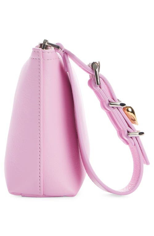 Givenchy Small Voyou Leather Wristlet In 662-candy Pink