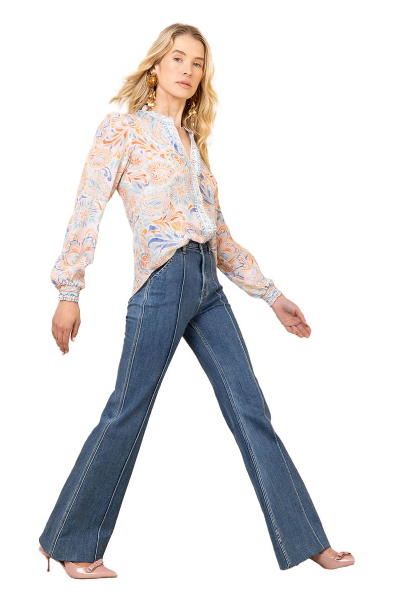 Hale Bob Adrianna Silk Top, Alternate, color, 