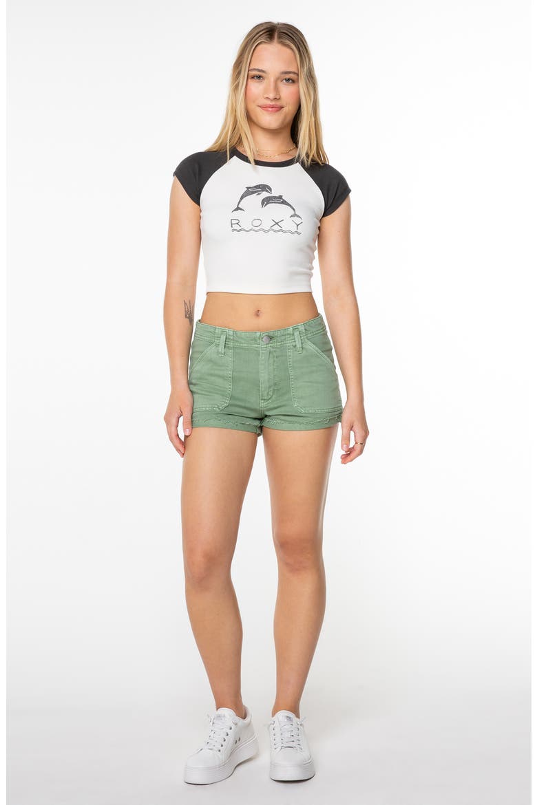 Sunset Dreams Crop Stretch Cotton Blend Graphic T-Shirt, Alternate, color, PHANTOM SUNSET DREAMS
