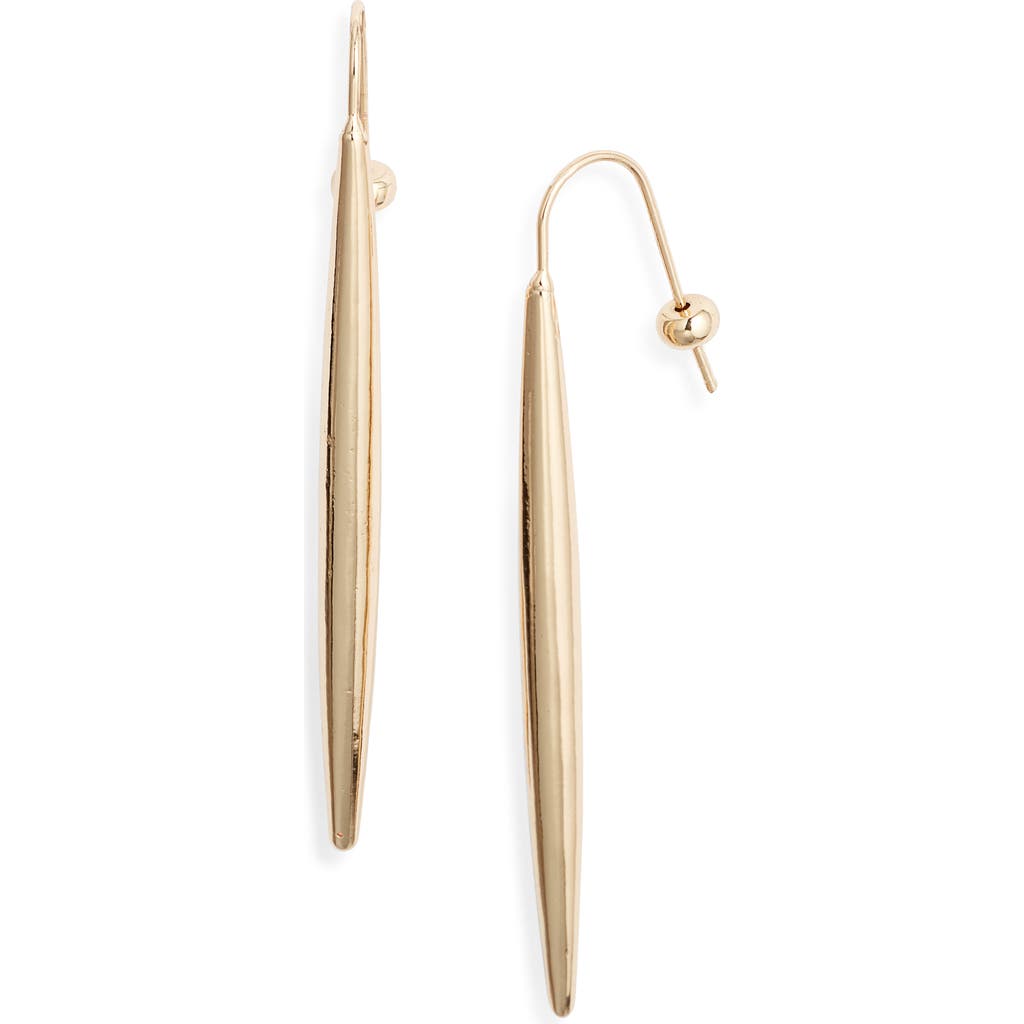 Nordstrom Pointed Bar Drop Earrings In Gold