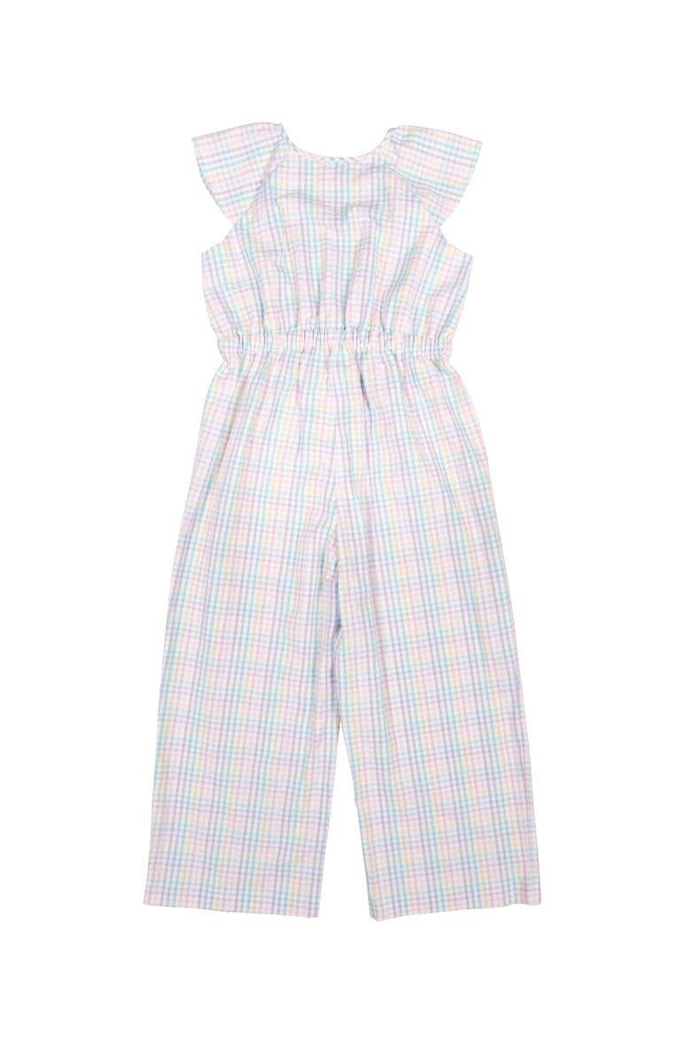 Plaid Seersucker Jumpsuit, Alternate, color, Multi
