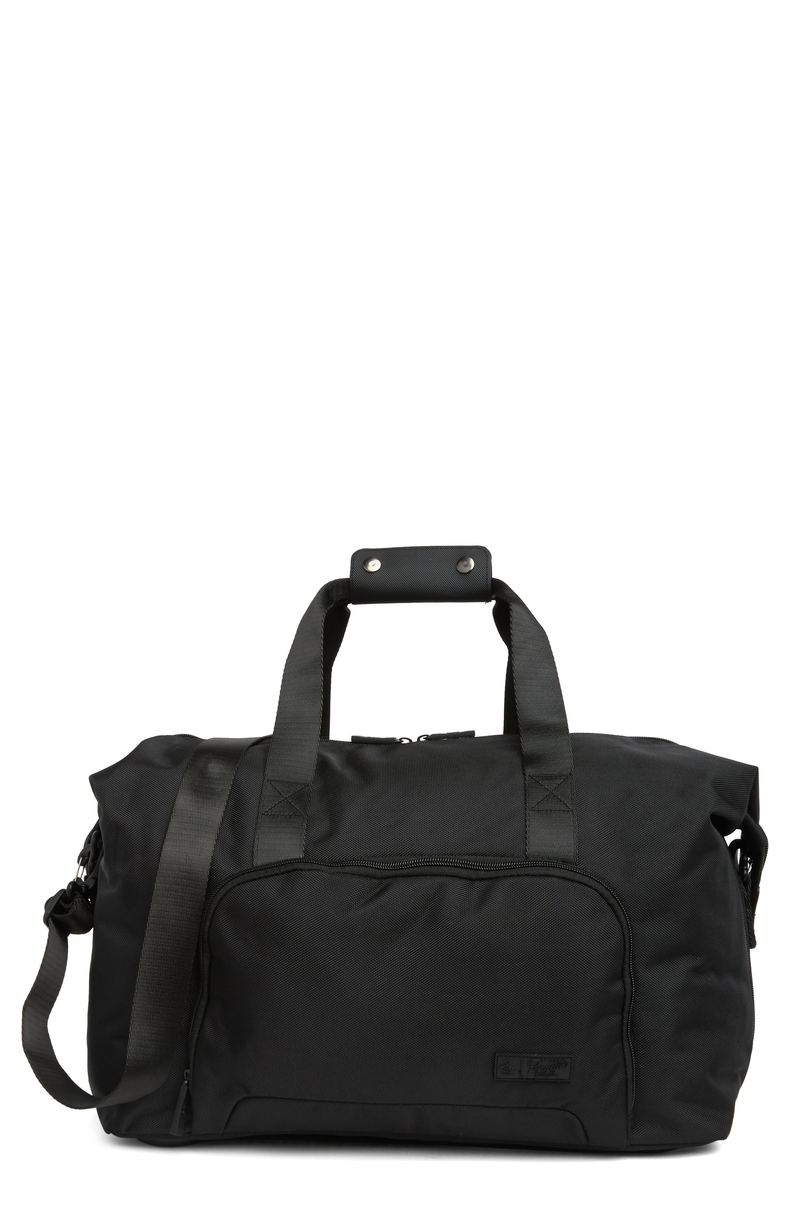 Original Penguin EXP Duffle Bag, Main, color, Black