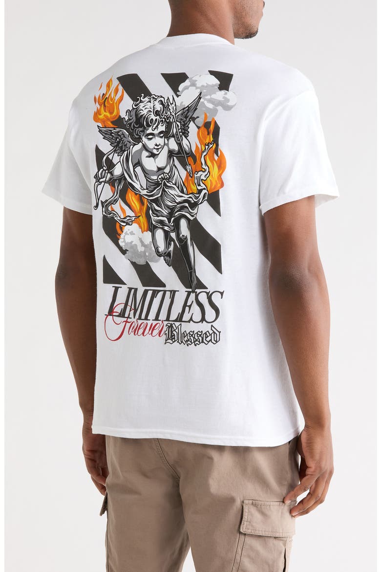 Limitless Blessed Graphic T-Shirt, Alternate, color, WHITE