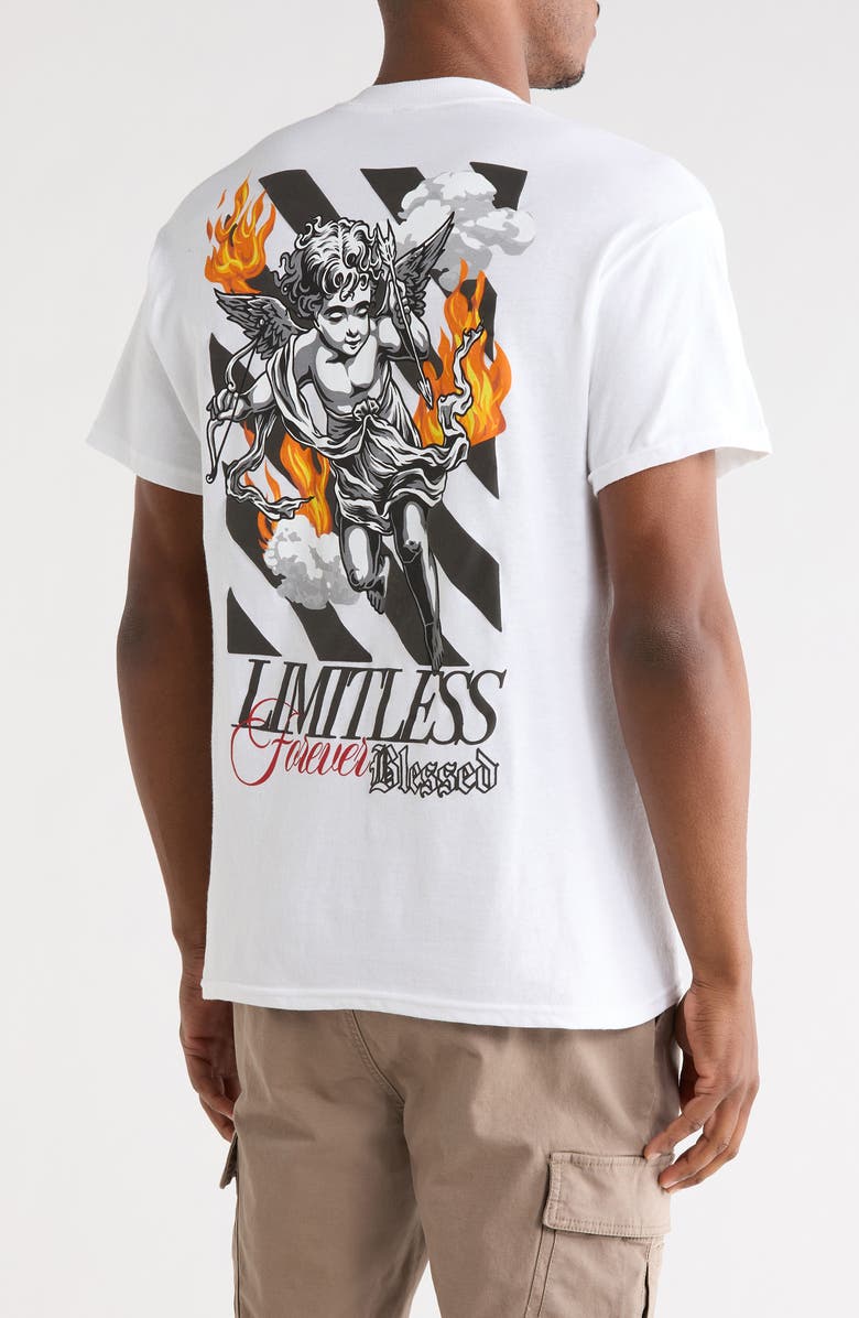 RETROFIT Limitless Blessed Graphic T-Shirt, Alternate, color, White