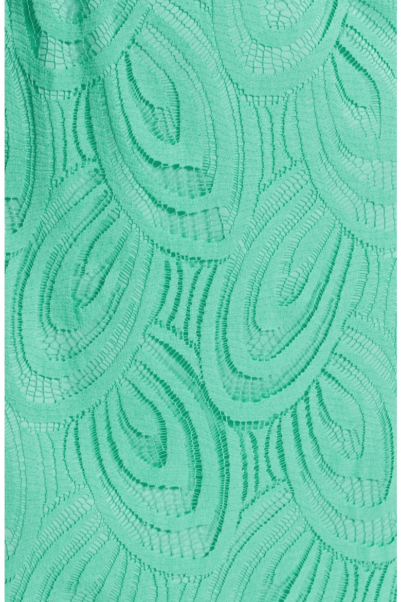 Lace Shift Dress, Alternate, color, GREEN
