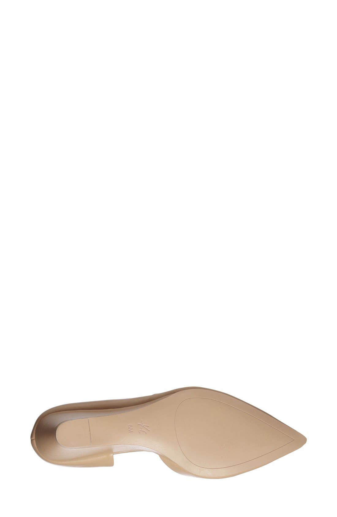 Kenneth Cole New York 'Ellis' Half d'Orsay Wedge Pump, Alternate, color, Beige