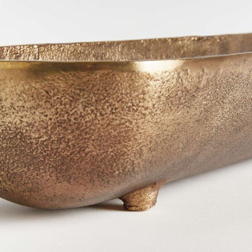 Napa Home & Garden Brandon Narrow Decorative Bowl Large In Gold