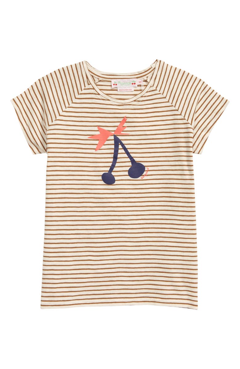 Bonpoint Kids' Asmae Cherry Cotton Graphic Tee, Main, color,