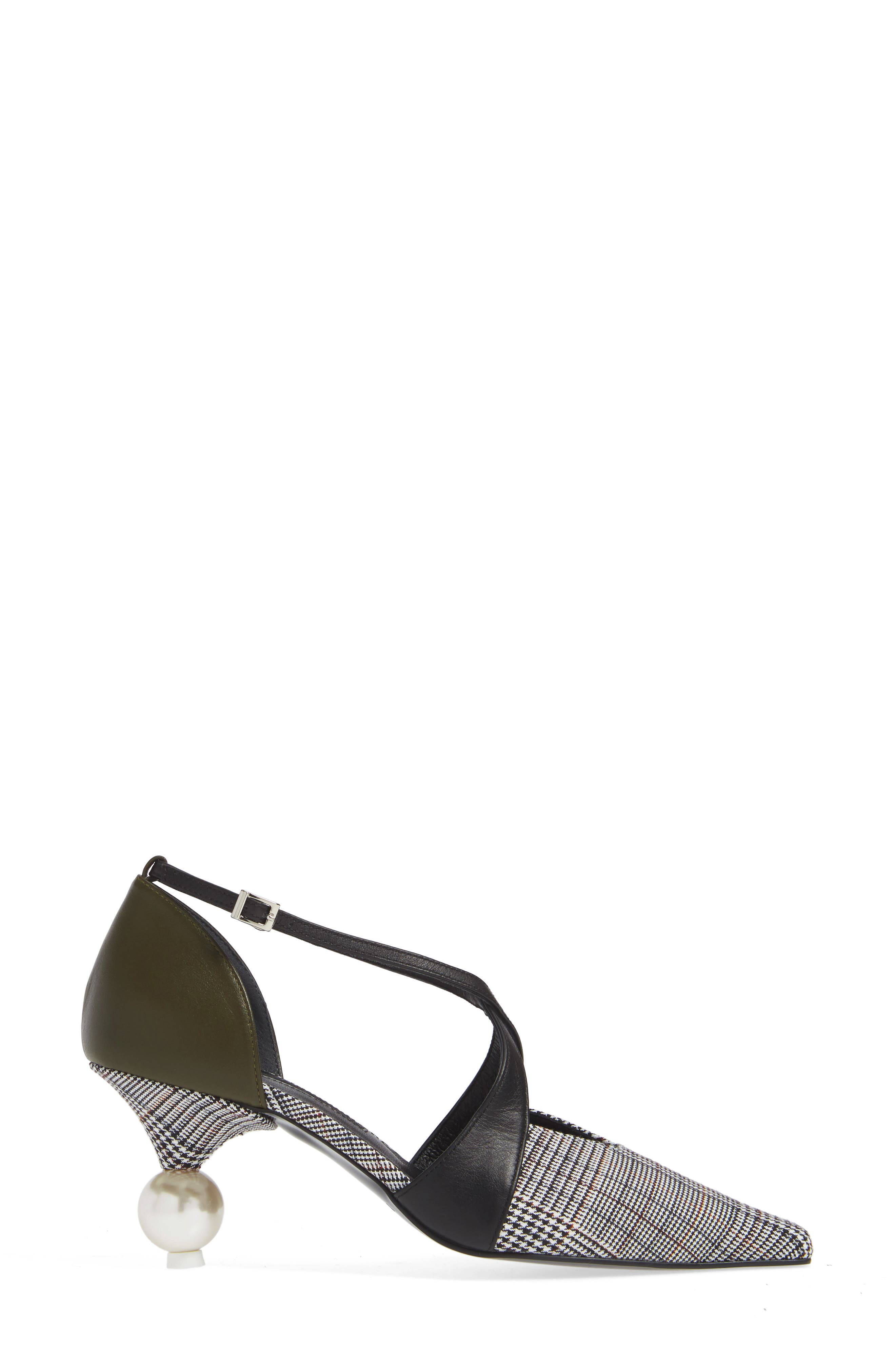 YUUL YIE Faux Fur Statement Heel Pump, Alternate, color, 