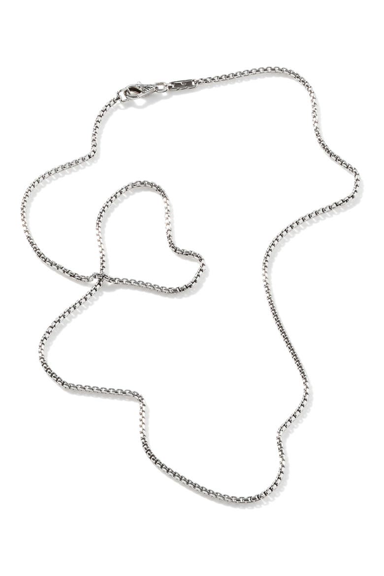 Men's Classic Chain Necklace, Alternate, color, SILVER