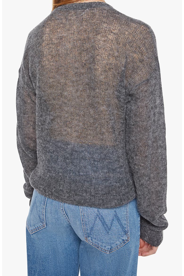 The Crop Alpaca Blend Cardigan, Alternate, color, HEIRLOOM GREY