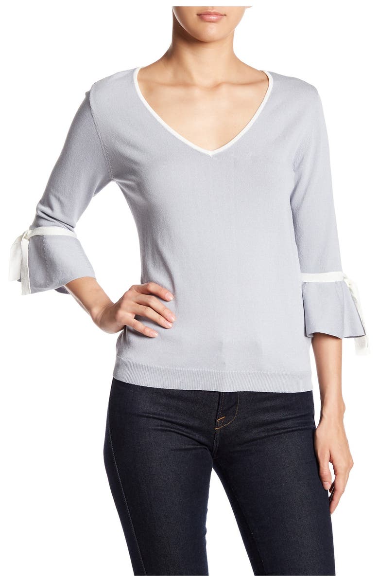 Love Token Brooks 3/4 Bell Sleeve Top, Alternate, color, 