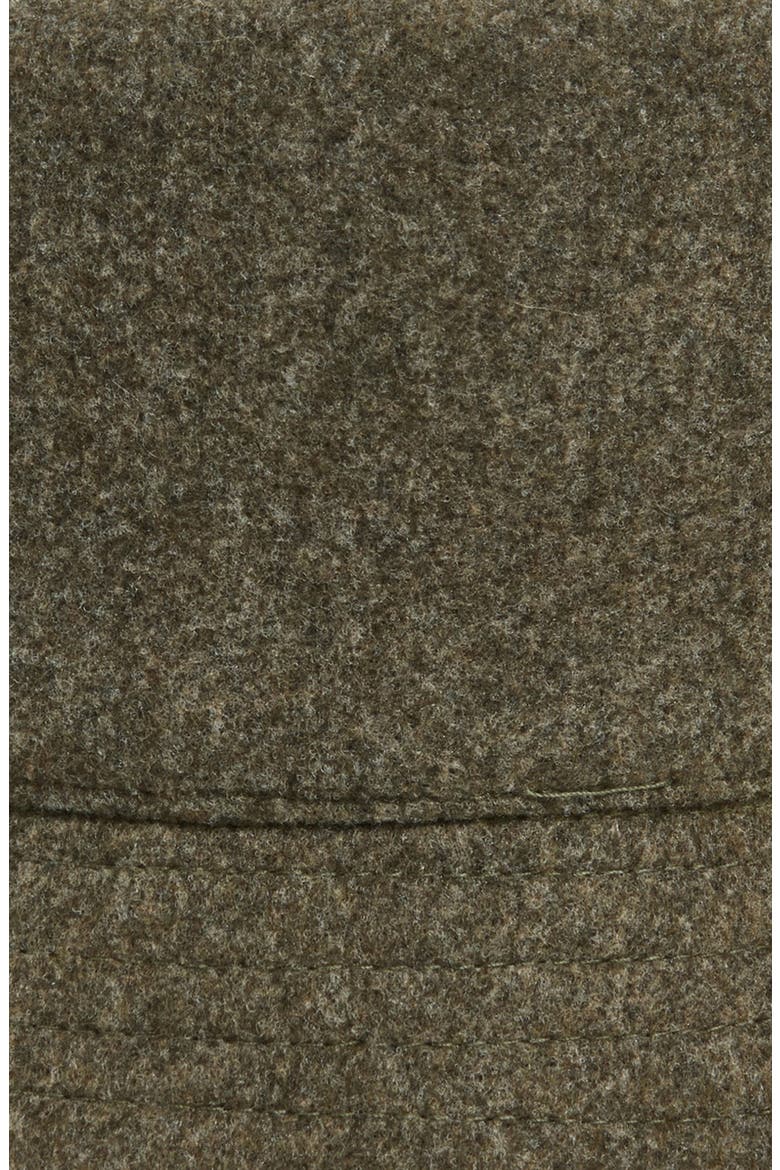 Reversible Faux Shearling Bucket Hat, Alternate, color, OLIVE