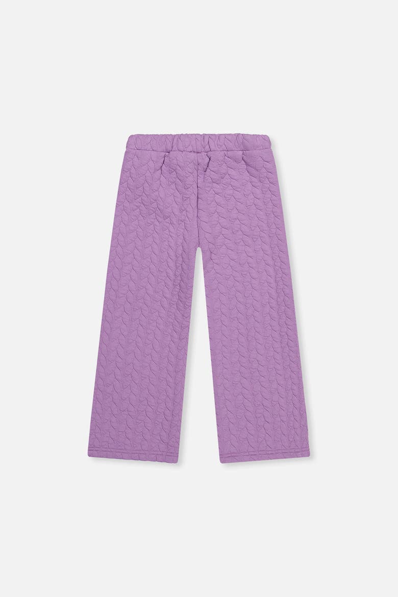 Wide Leg Diamond Jacquard Pants, Alternate, color, Purple
