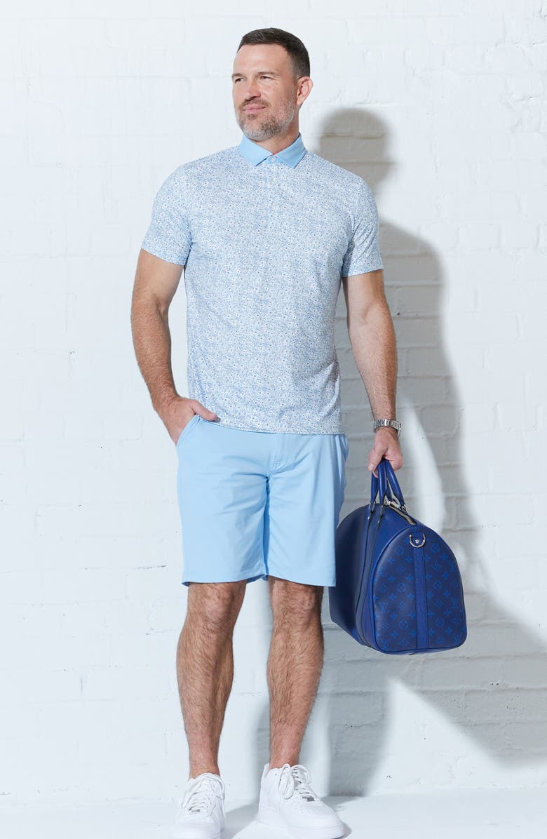 Redvanly Belmont Floral Performance Golf Polo, Alternate, color, 