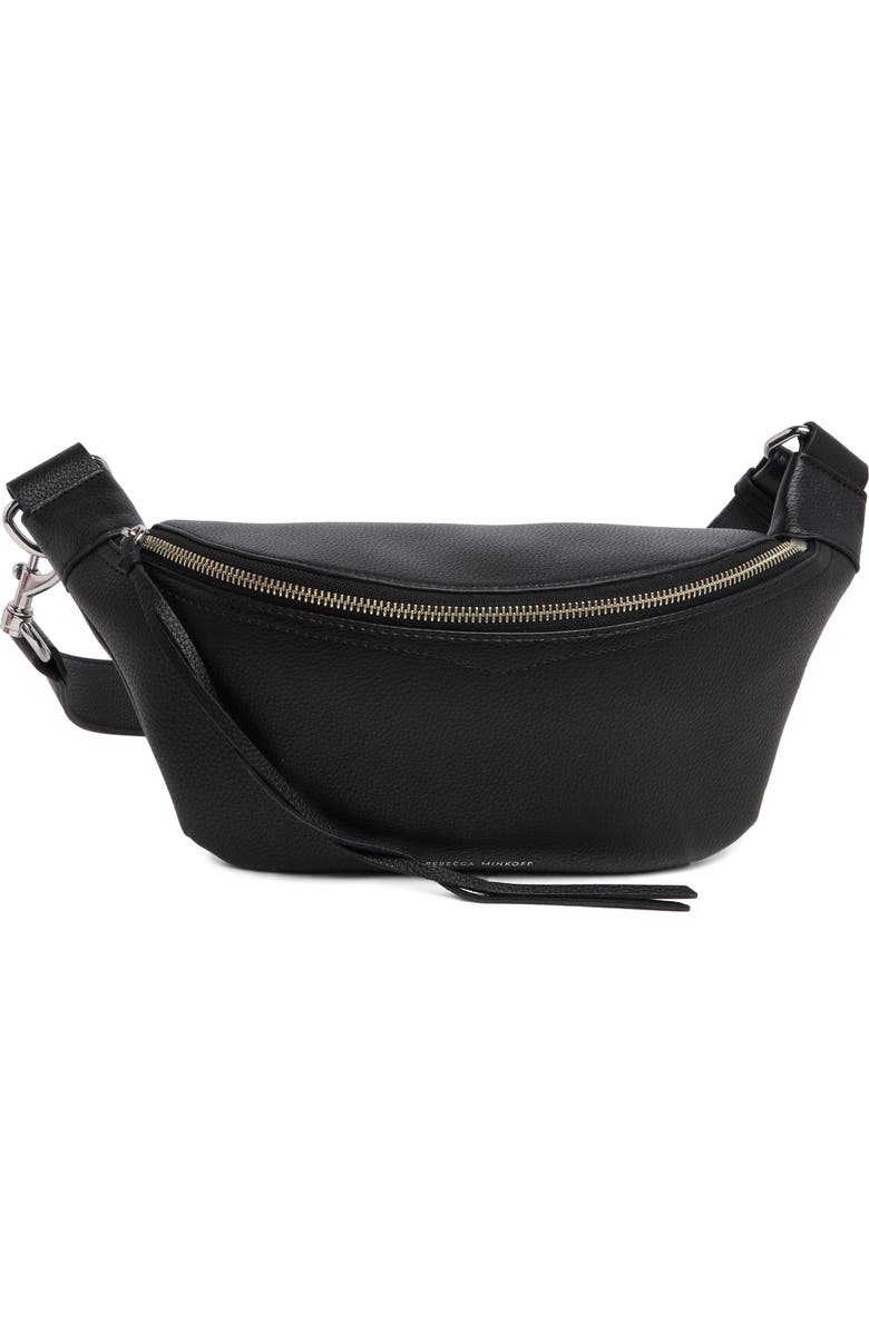 Rebecca Minkoff Bree Belt Bag, Main, color, Black