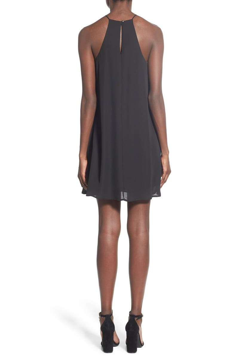 EVERLY High Neck Trapeze Dress, Alternate, color,