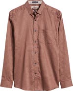 Johnston & Murphy Linked Ovals Print Button-Up Shirt
