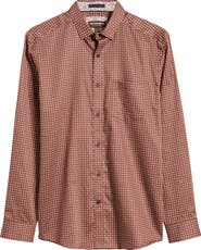 Johnston & Murphy Linked Ovals Print Button-Up Shirt