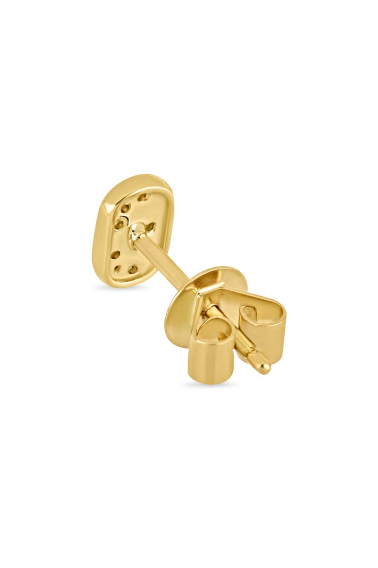 Getty 18k Gold Diamond Stud Earrings, Alternate, color, 18KY