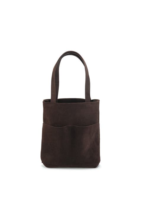 Brooklyn Nubuck Suede Leather Tote Bag
